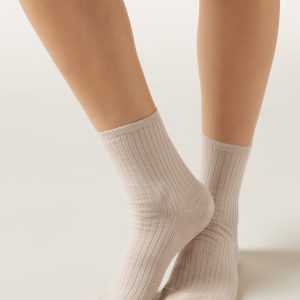 Ribbed Short Socks