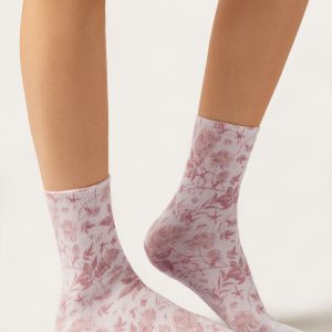 Floral Print Socks