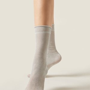 Glitter Opaque Socks