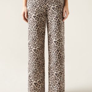 Luxlounge Animal Print Palazzo Pants