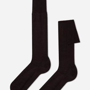 Men’s Lisle Thread Long Socks